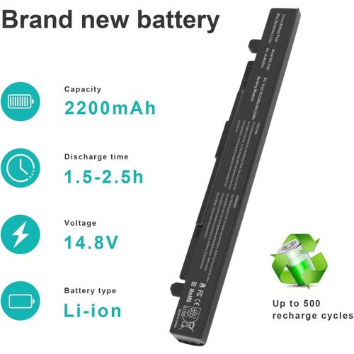Laptop Battery for ASUS A41-X550 Series (14.8V, 2200mAh)