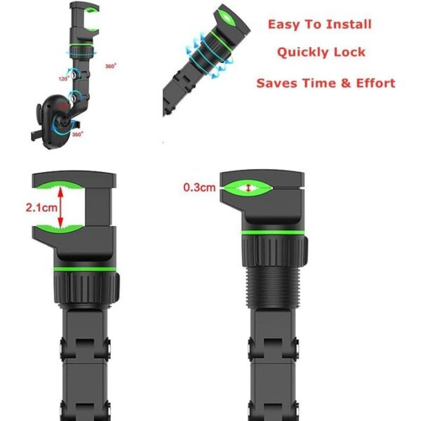 Car Mirror Phone Holder Mount