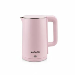 Marado Electric Kettle Percolator 2.3L – White/Pink (1-Year Warranty)