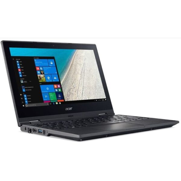 Acer Travelmate 12 Inch Laptop 4GB RAM 128GB SSD, Intel (Refurbished) - Black Grade A
