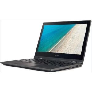 Acer Travelmate 12 Inch Laptop 4GB RAM 128GB SSD, Intel (Refurbished) - Black Grade A