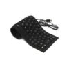 Flexible USB Silicone Gel Full-Sized Keyboard – Black