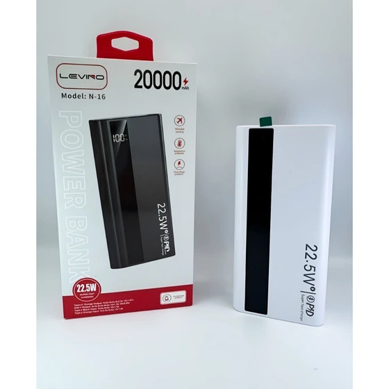 560x560 Levino N‑16 Power Bank – Reliable Portable Power on the Go